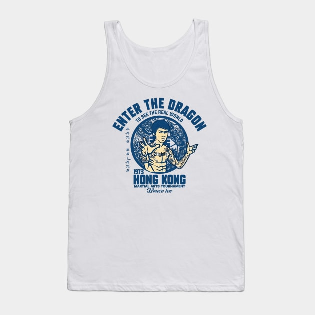 Enter the Dragon Han's Island Tank Top by The seagull strengths